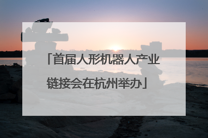 首届人形机器人产业链接会在杭州举办