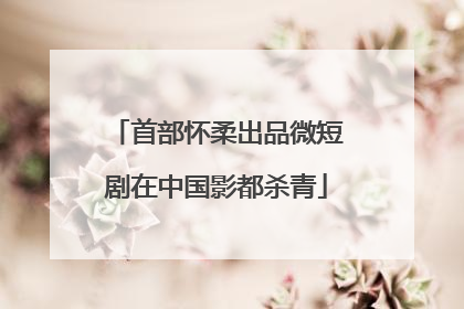 首部怀柔出品微短剧在中国影都杀青