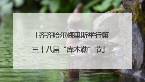 齐齐哈尔梅里斯举行第三十八届“库木勒”节