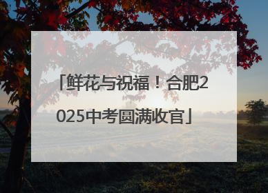 鲜花与祝福！合肥2025中考圆满收官