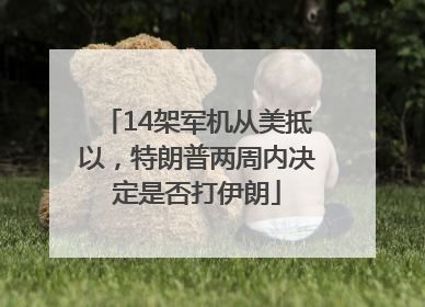 14架军机从美抵以，特朗普两周内决定是否打伊朗