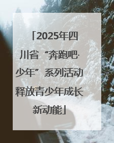 2025年四川省“奔跑吧·少年”系列活动释放青少年成长新动能