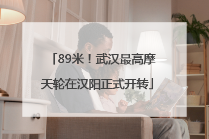 89米！武汉最高摩天轮在汉阳正式开转